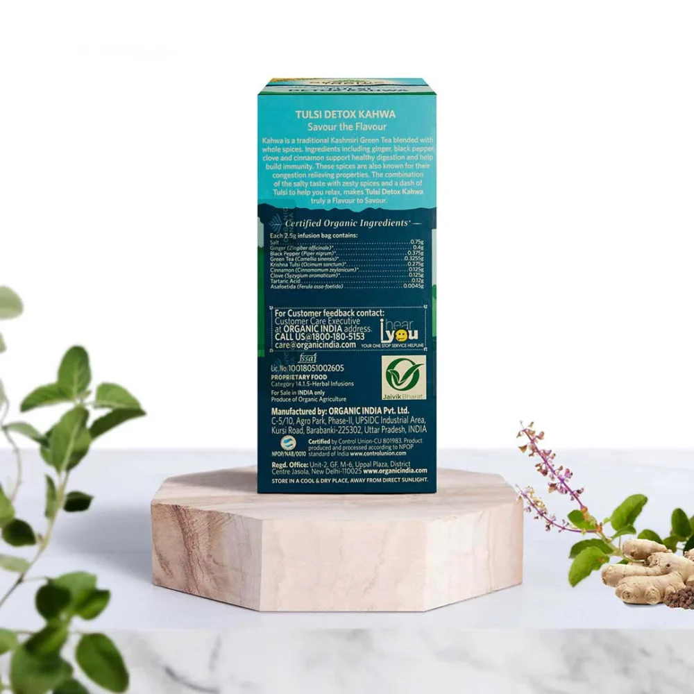 Tulsi Detox Kahwa 25 Teabags - Image 6